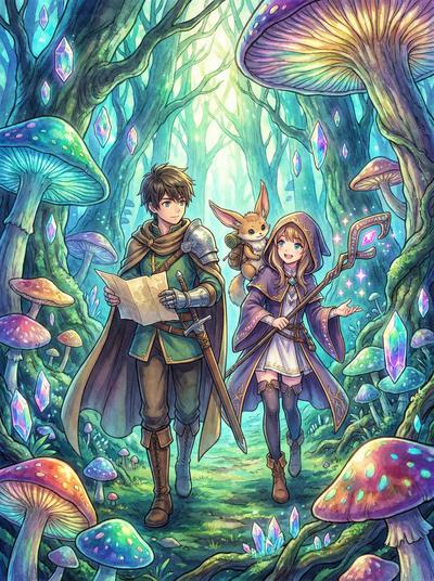 国产自拍动漫-魔法森林探险记